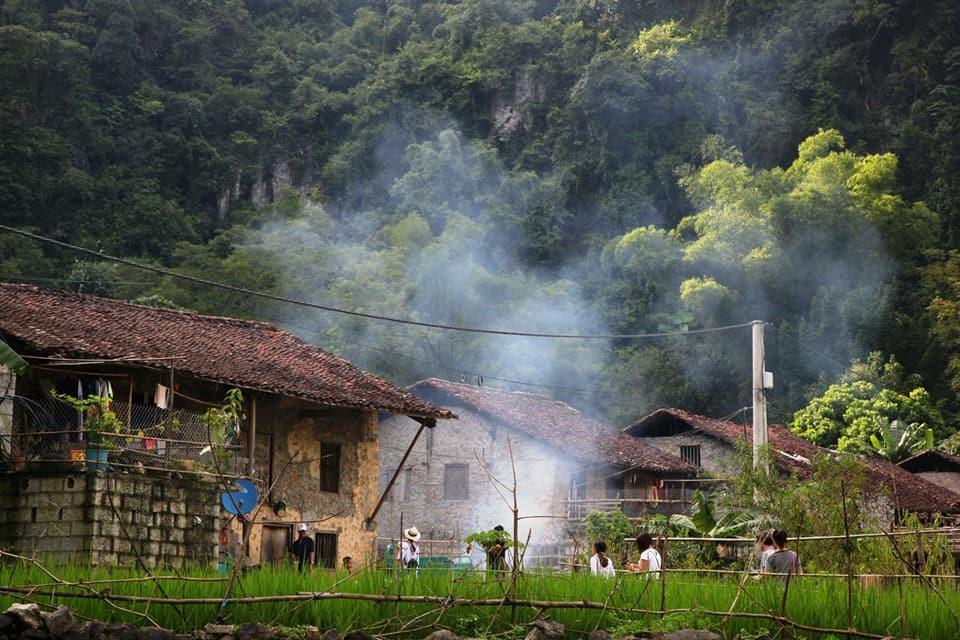 A Sy Ban Gioc Homestay - Lang Da Khuoi Ky Cao Bang Eksteriør billede