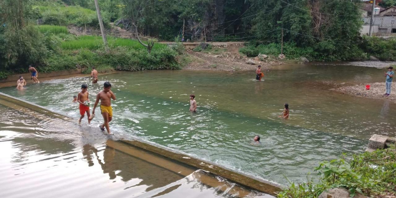 A Sy Ban Gioc Homestay - Lang Da Khuoi Ky Cao Bang Eksteriør billede